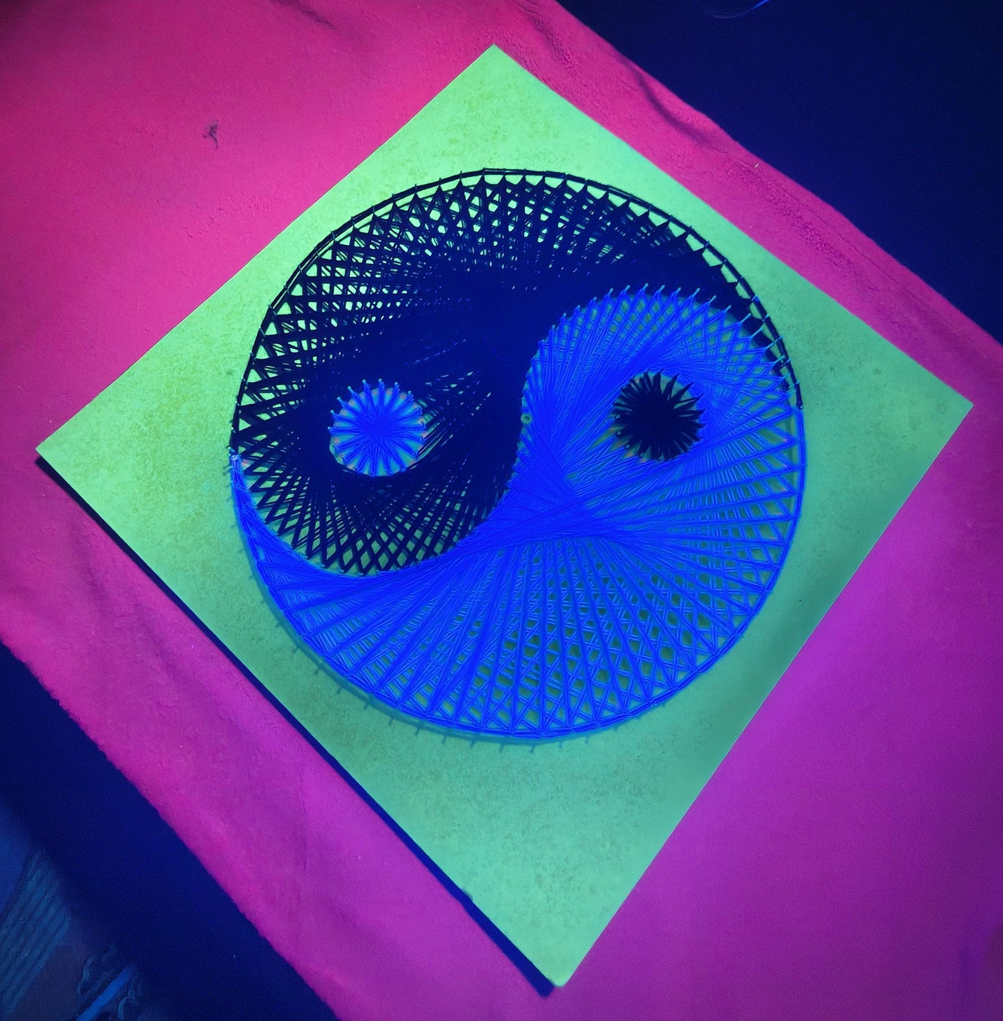 Yin et Yang - Art du fil