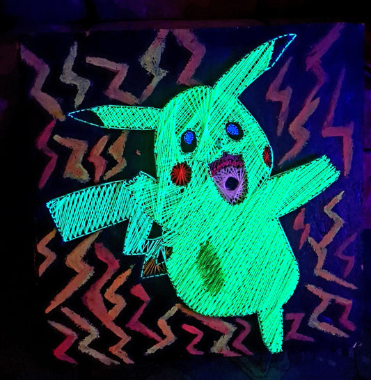 ⚡️Pikachu⚡️ by Psybell - String Art