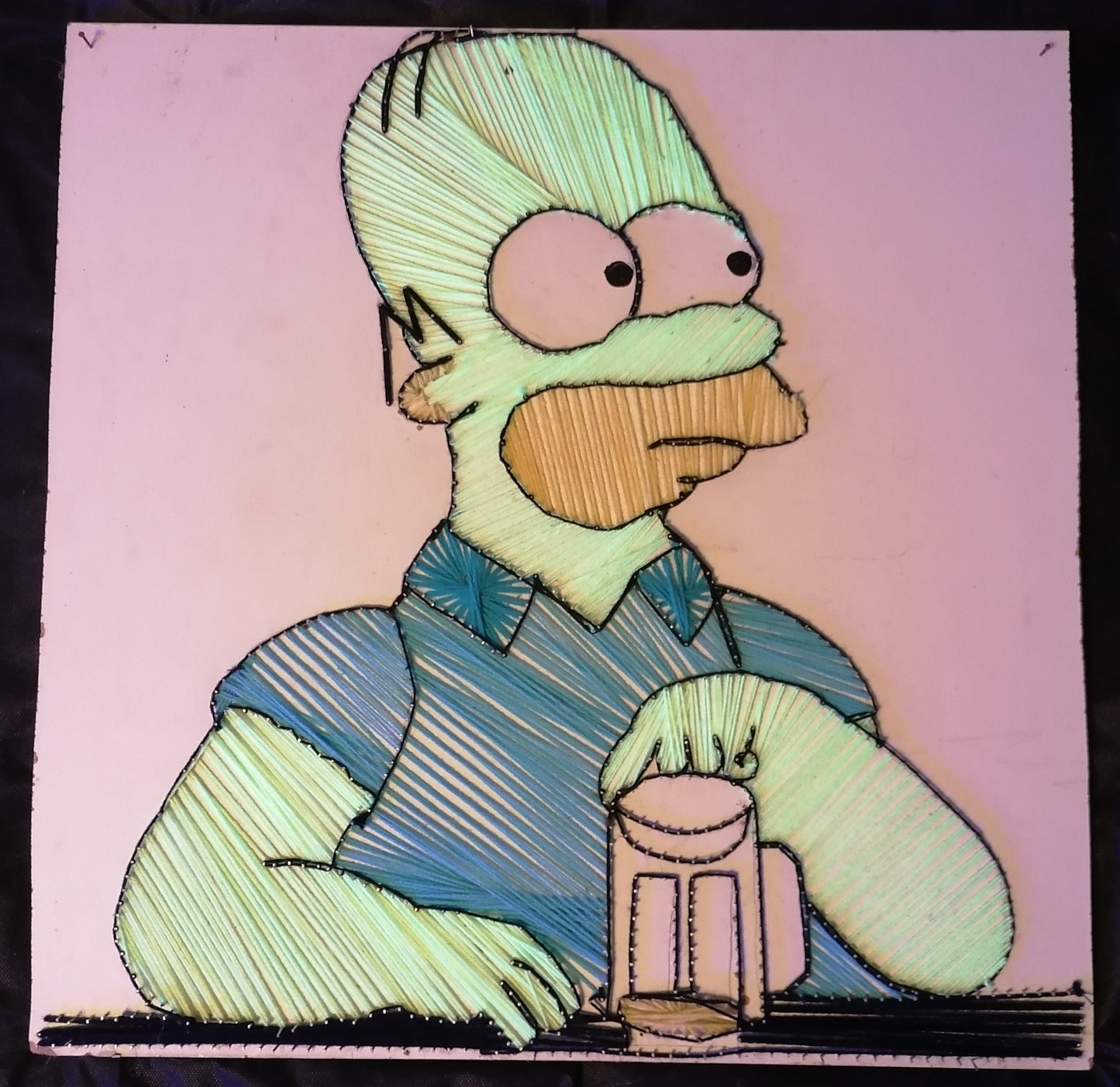 Homer Simpson sous l'effet de la bière