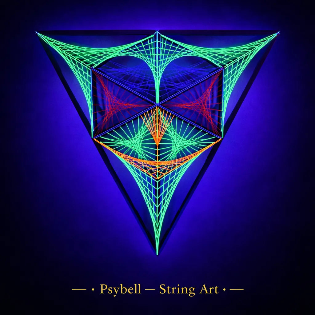 👽 Alien Predator by Psybell - String Art