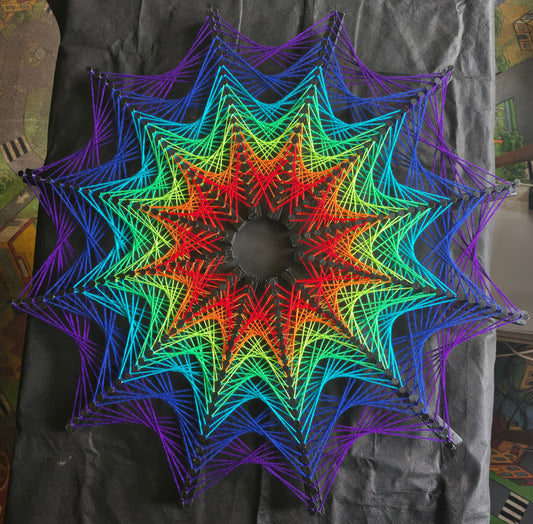 ✨Cosmic Stargate 🌀 by Psybell - String Art