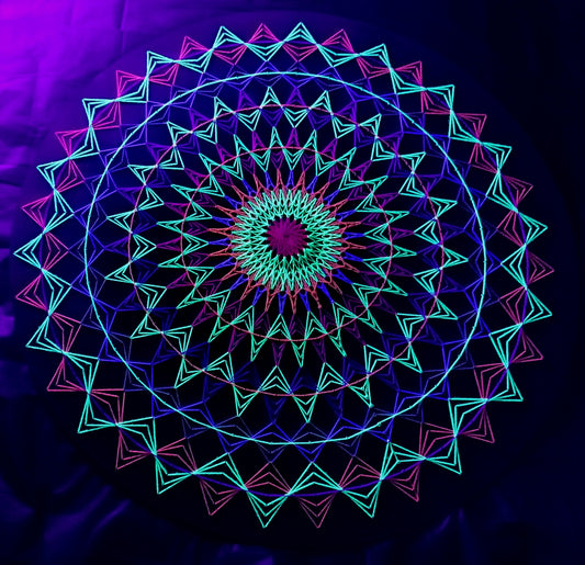 ⭕ Mandala Vibe 🌀 by Psybell - String Art