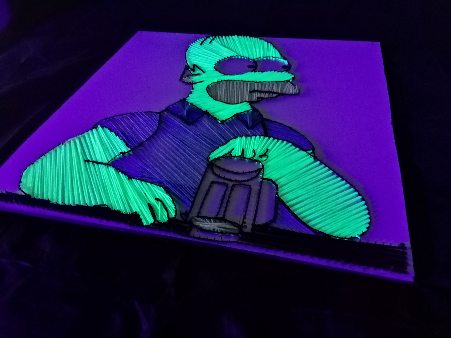 Homer Simpson sous l'effet de la bière