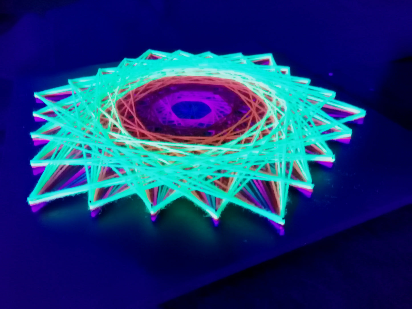 🌈 Rainbow Hexagon ⬡  - Green end 💚