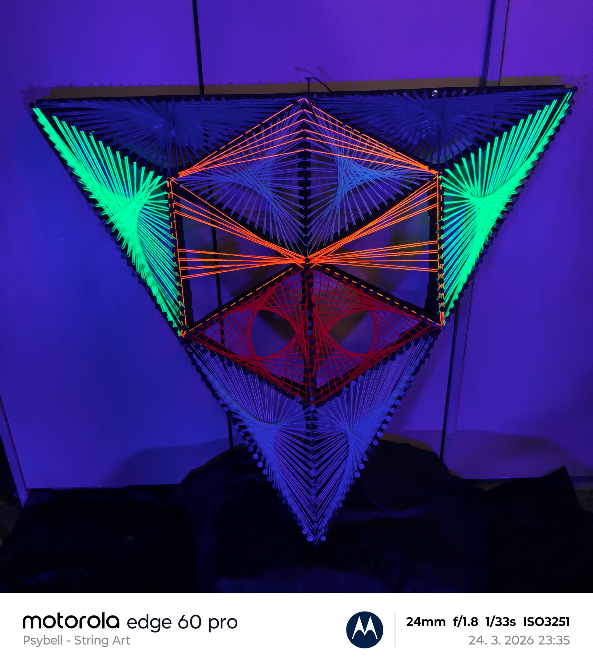 👽 Triad Sentinel 👁️ by Psybell - String Art