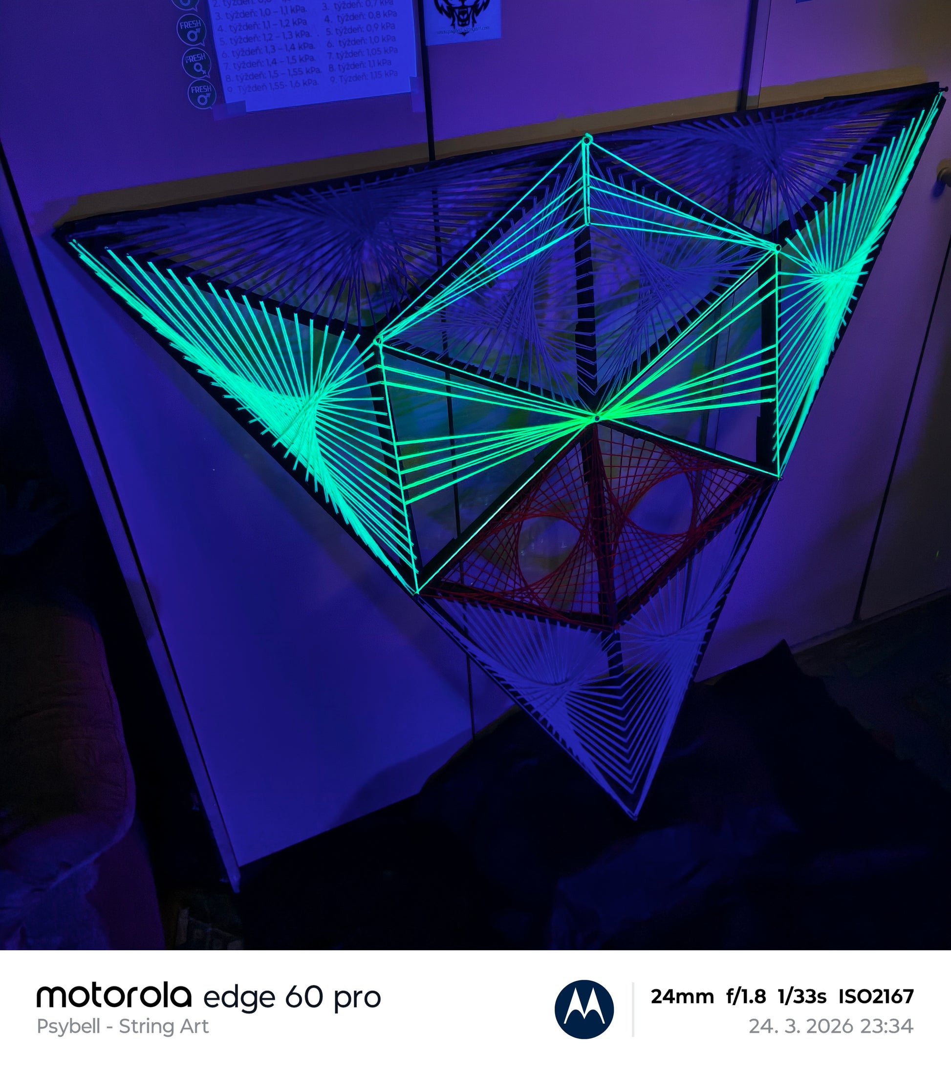 👽 Triad Sentinel 👁️ by Psybell - String Art