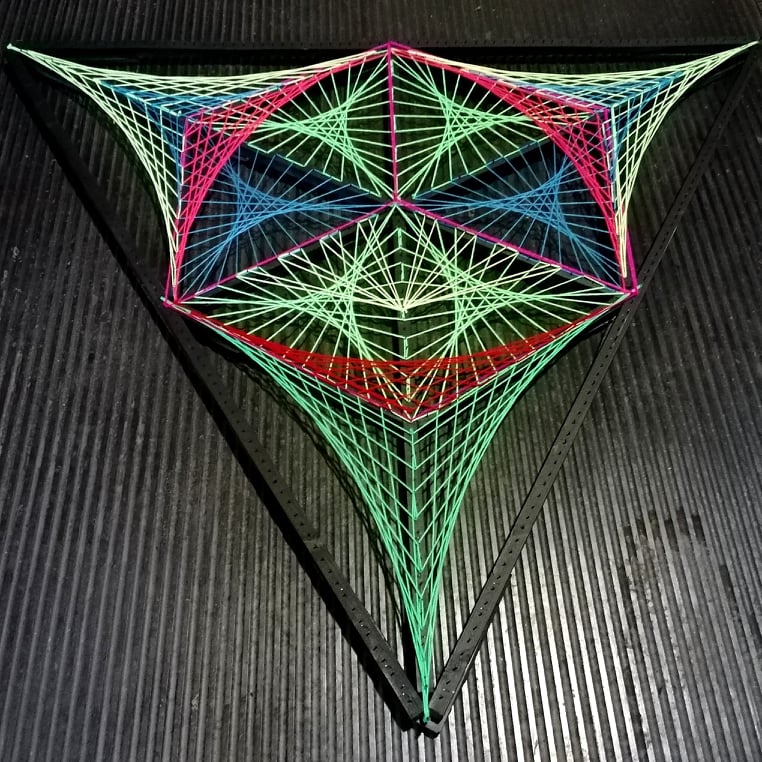 Ufo alien by Psybell - String Art