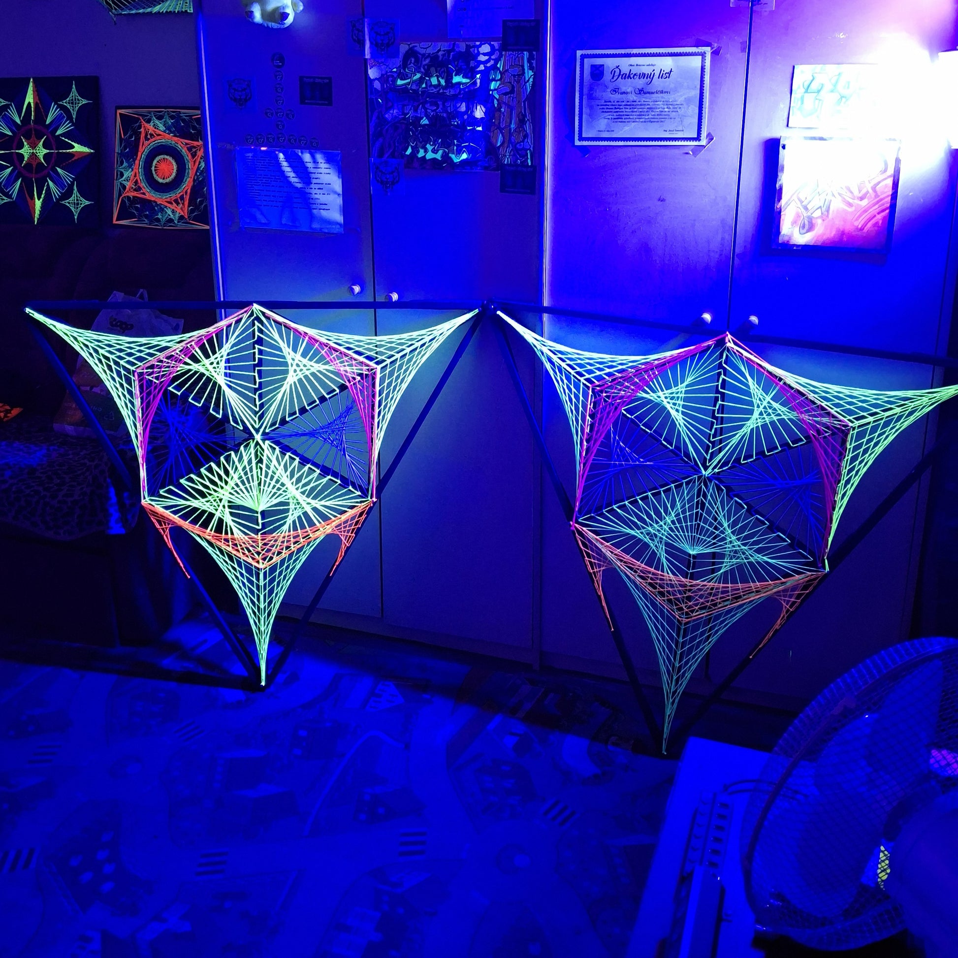 Ufo alien by Psybell - String Art