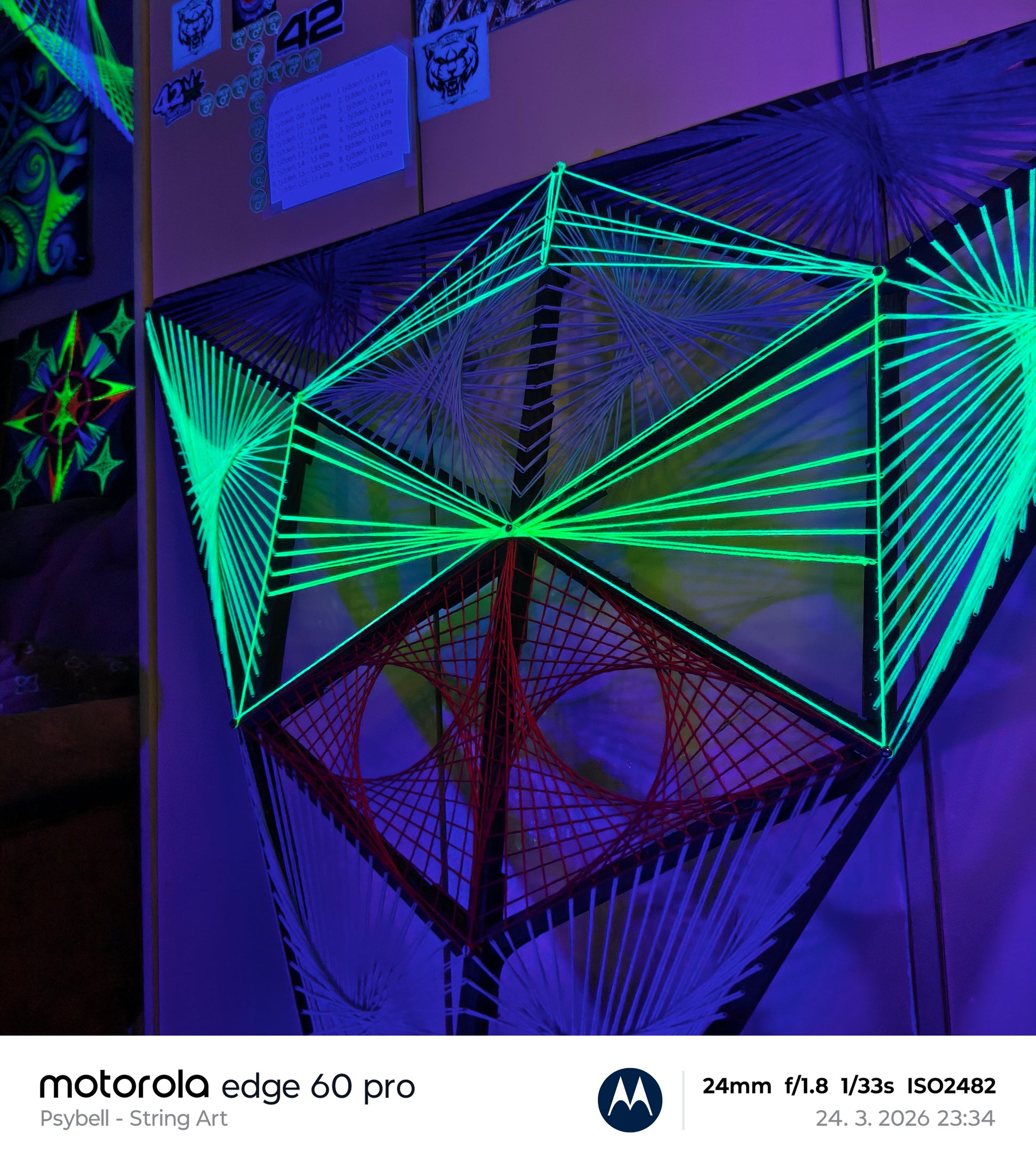 👽 Triad Sentinel 👁️ by Psybell - String Art