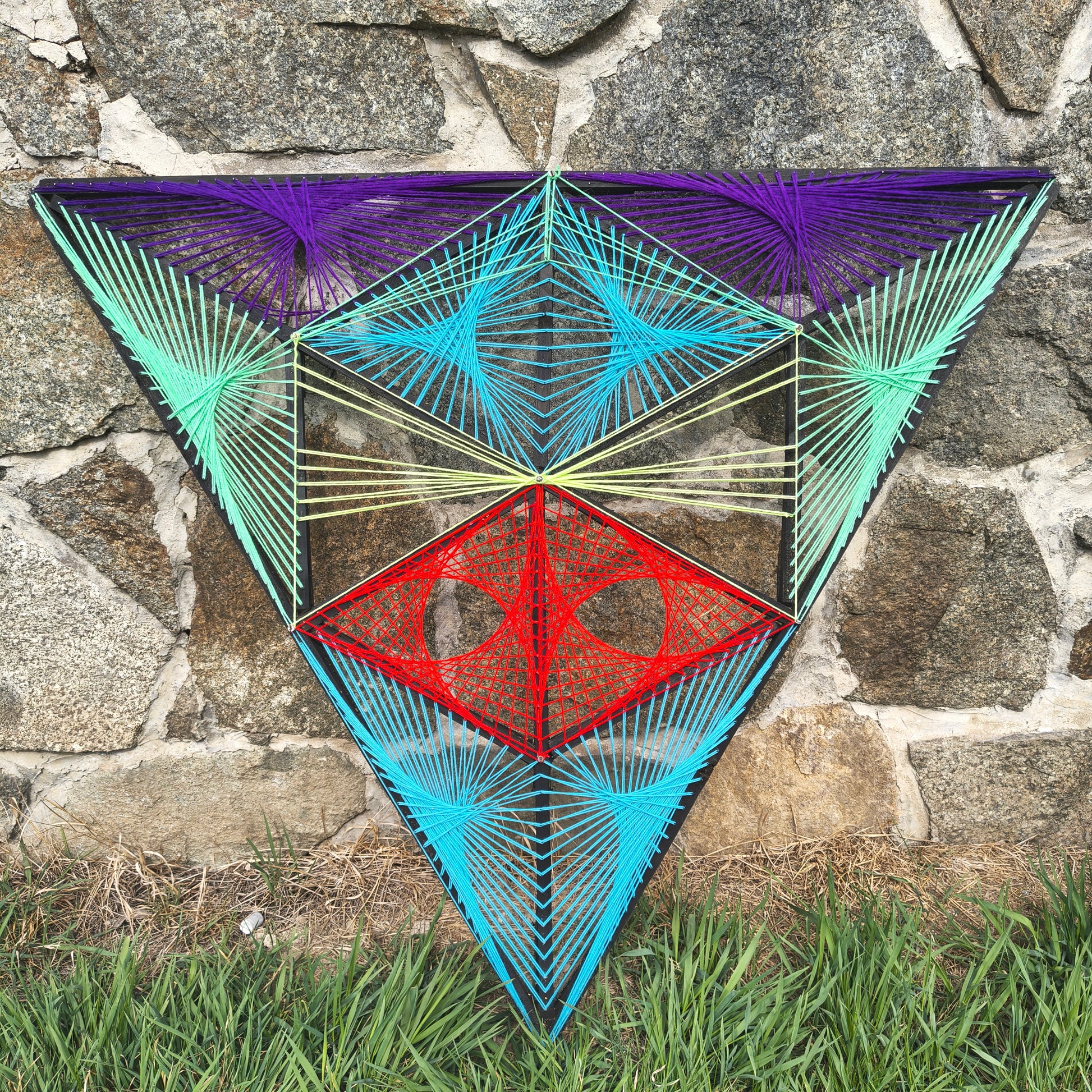 👽 Triad Sentinel 👁️ by Psybell - String Art